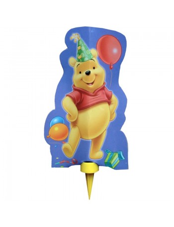 candela di Winnie con mascherina