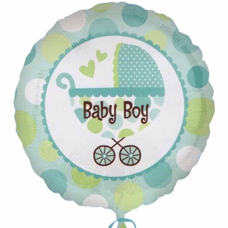 Baby Boy Buggy Palloncino 18"