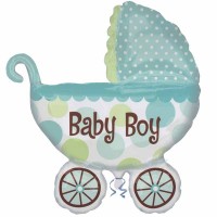 Palloncino Carrozzina Baby Boy s/shape
