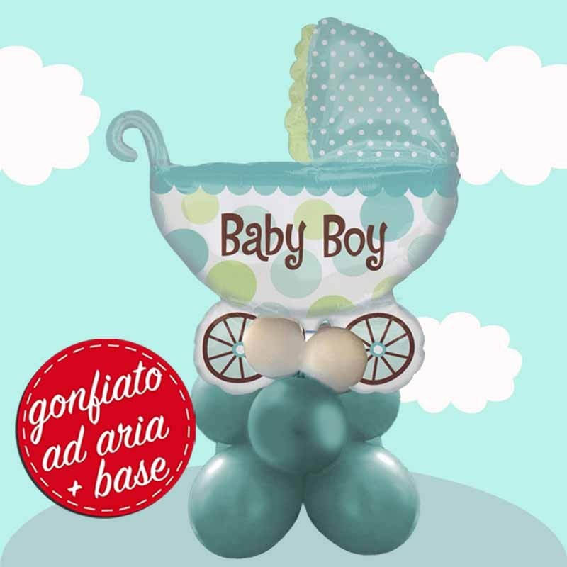Composizione Carrozzina Baby palloncino