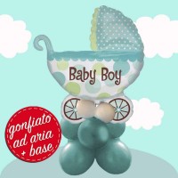 Composizione Carrozzina Baby palloncino