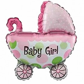 palloncino carrozzina baby girl