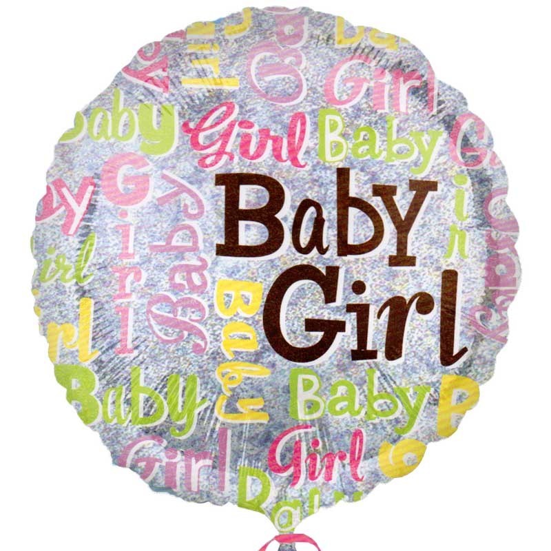 palloncino in mylar stampa baby girl in offerta
