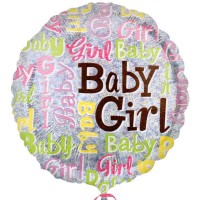palloncino in mylar stampa baby girl in offerta