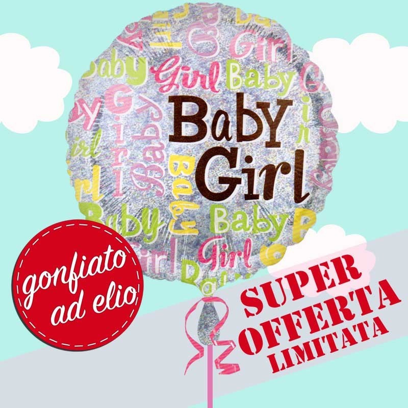 palloncino baby girl ad elio