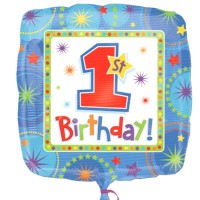 palloncino primo compleanno quadrato