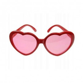 occhiali a forma di cuore rossi