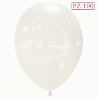 palloncini trasparenti w gli sposi 12 pollici