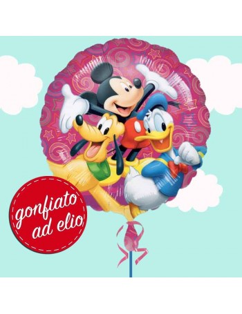 Palloncino Di Topolino, Paperino e Pluto ad elio