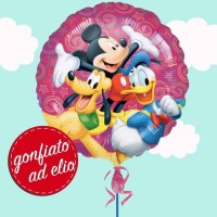 Palloncino Di Topolino, Paperino e Pluto ad elio