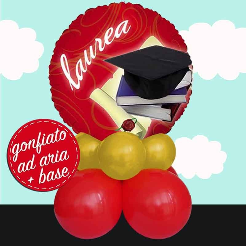 centrotavola palloncino laurea