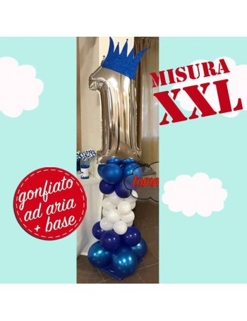 composizione numerone 1 da cm.200