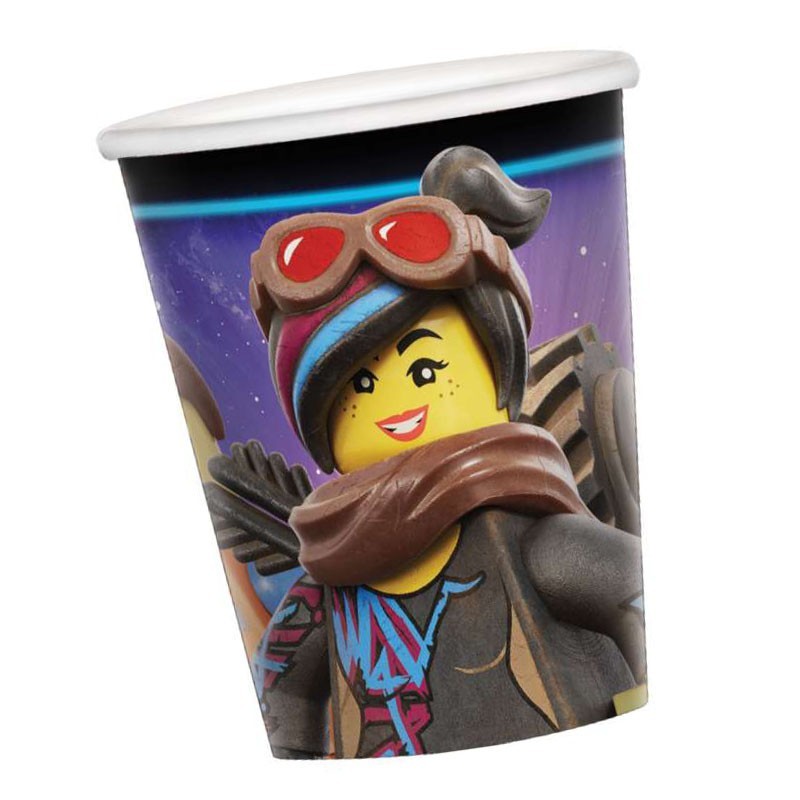 lego movie 2 bicchieri cartoncino