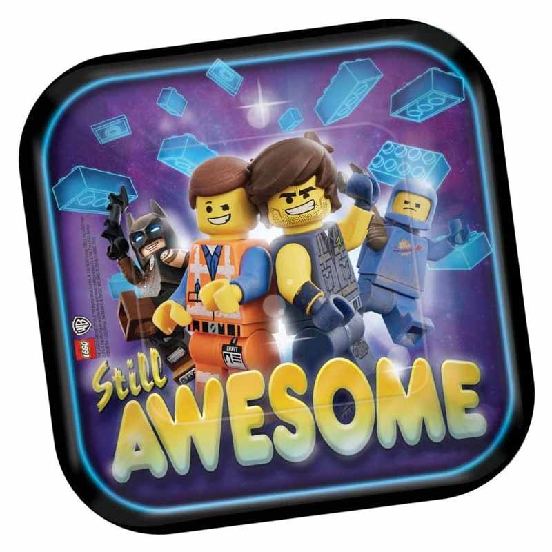 Lego Movie 2 Piatto Piccolo 18 cm.