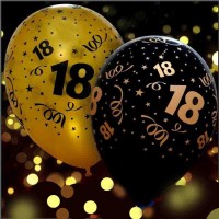 palloncini per 18 anni lattice stampa 18 palloncini per 18 anni lattice stampa 18