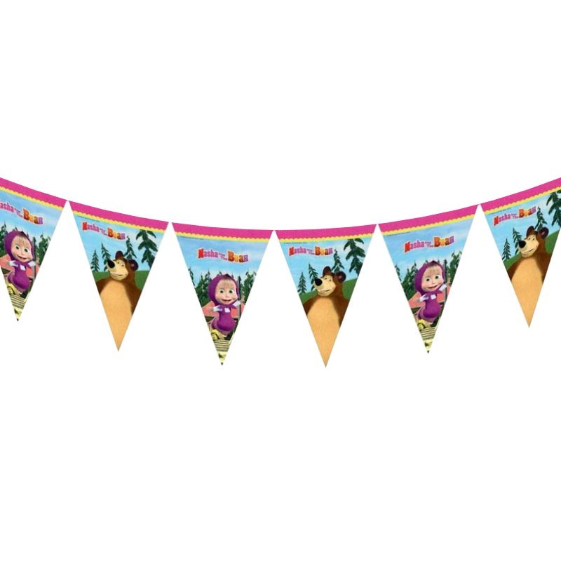 Bandierine Masha e Orso