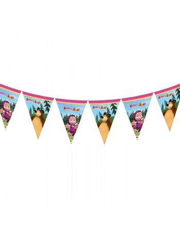 Bandierine Masha e Orso