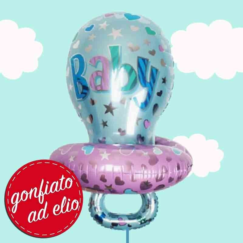 palloncino ciuccio bimbo ad elio