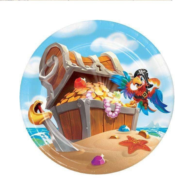 piatto piccolo tesoro dei pirati