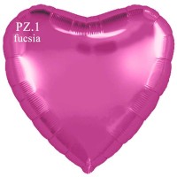 palloncino cuore fucsia cm.80