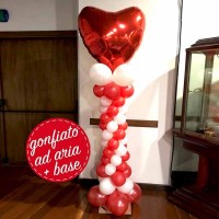 totem palloncino cuore maxi
