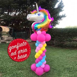 composizione unicorno arcobaleno