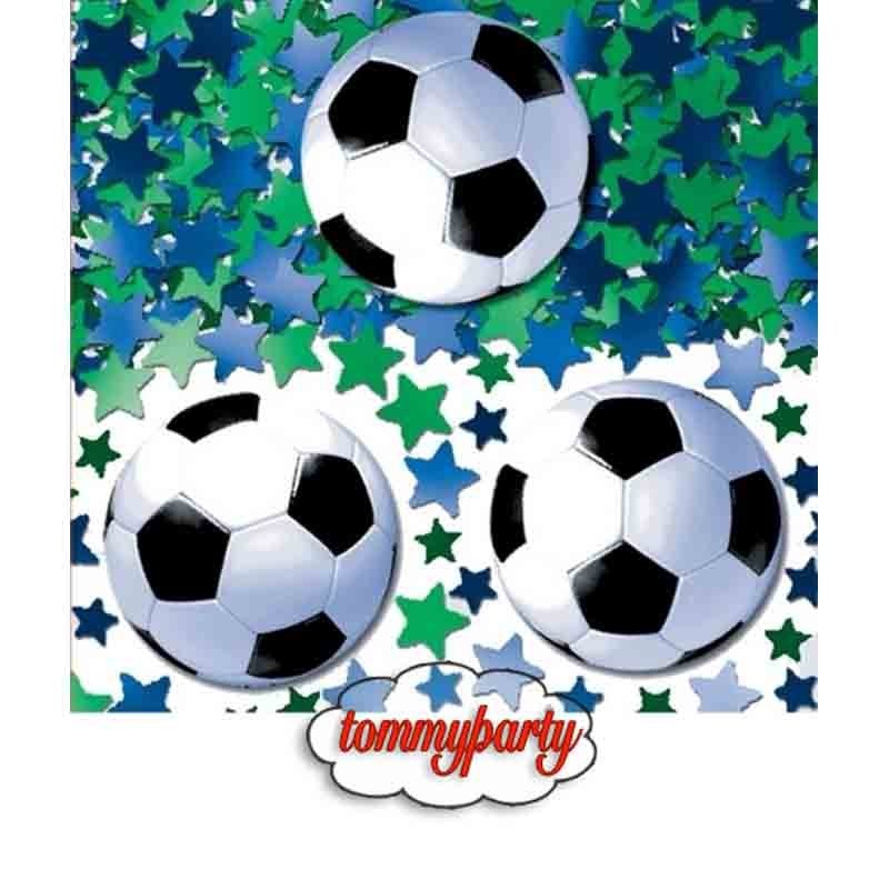decoro tavolo confetti tema calcio