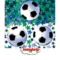 decoro tavolo confetti tema calcio