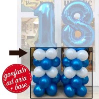 coppia di basi per palloncini numerone
