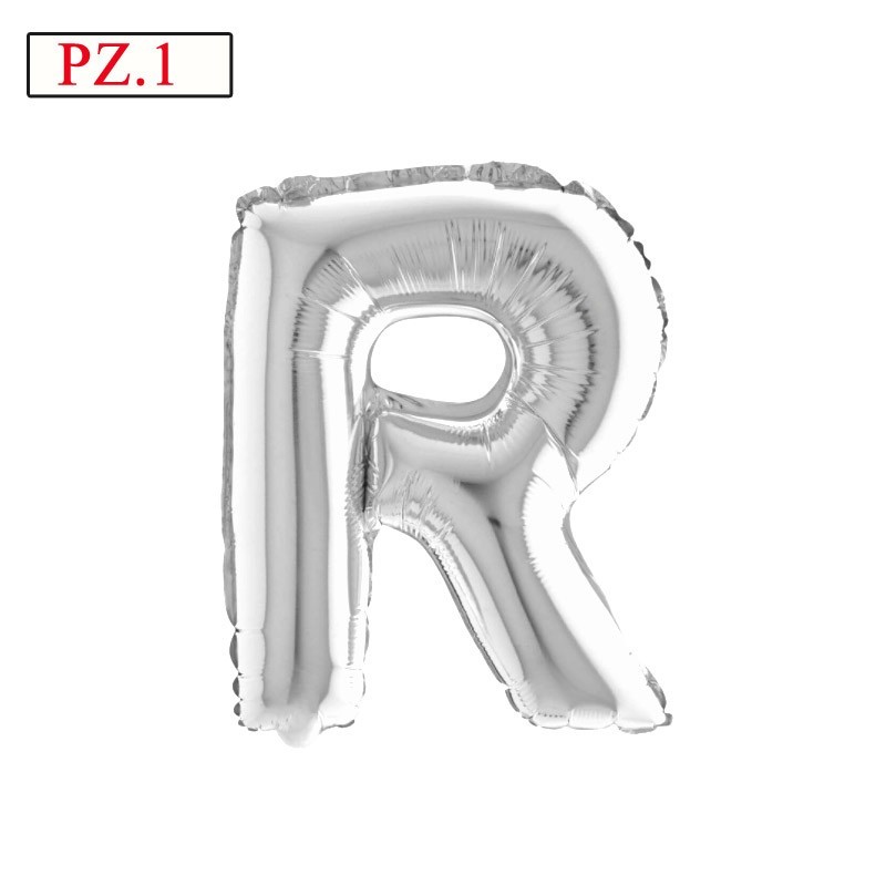 palloncino lettera R misura media