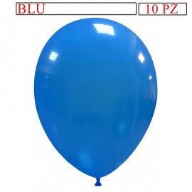 busta 10 palloncini blu 10 pollici
