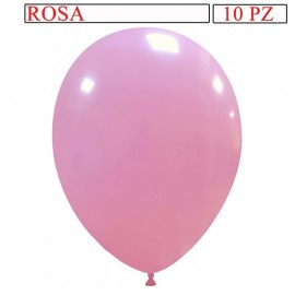 busta 10 palloncini rosa 10 pollici