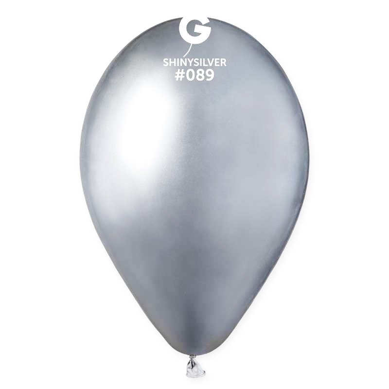 palloncino argento lucido 100 pezzi