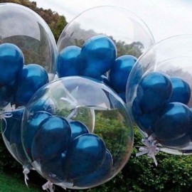 palloncino bubble 24 con palloncini all'interno