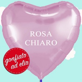 palloncino cuore rosa chiaro maxi ad elio