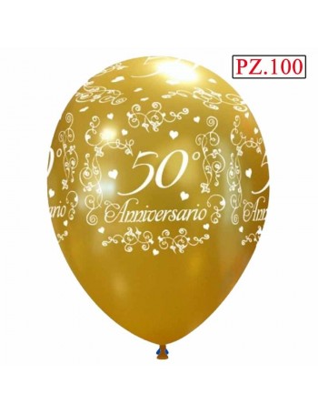 100 palloncini anniversario 25 anni matrimonio