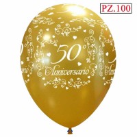 100 palloncini anniversario 25 anni matrimonio