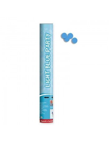 spara coriandoli celeste cm.40 baby shower nascita