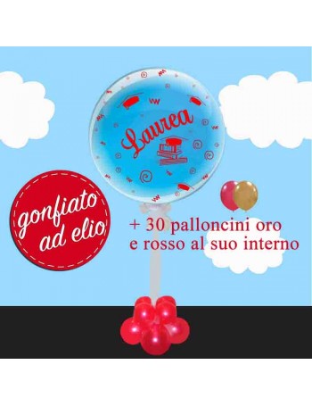 palloncino laurea bubble ad elio