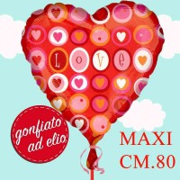 palloncino cuore maxi Love ad elio