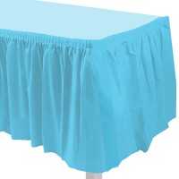gonnellina tavolo celeste