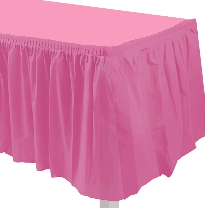 gonnellina tavolo hot pink