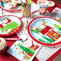 coordinato tavola babbo natale