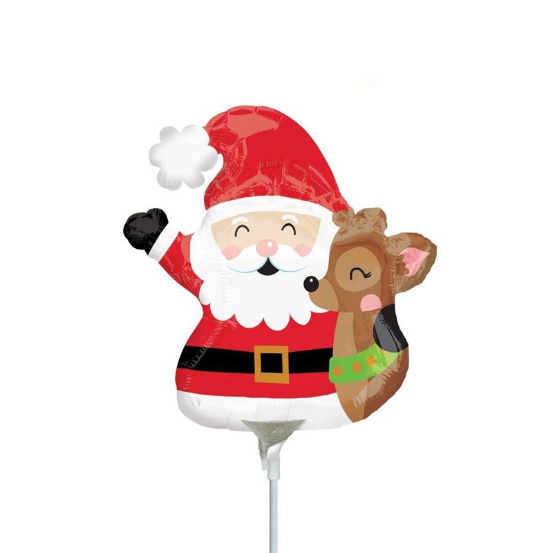 palloncino babbo natale mini shape