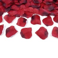 petali sintetici di rosa rosso scuro