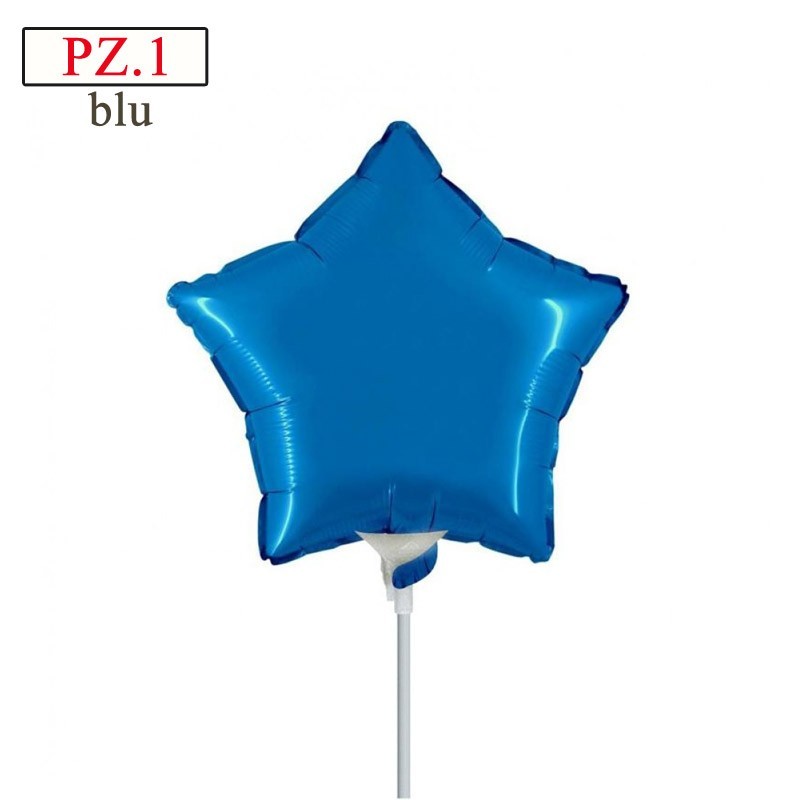 palloncino stella blu mini shape 9 pollici