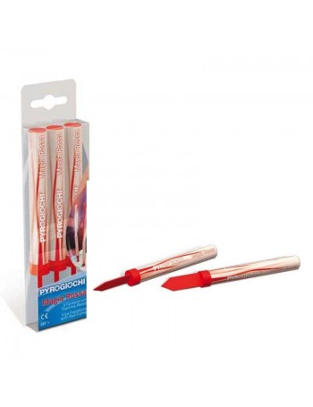 candela fiamma rossa