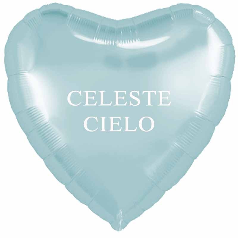 palloncino cuore maxi celeste