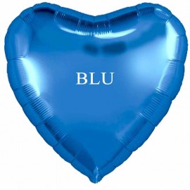 palloncino cuore blu cm.80