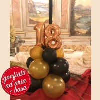 composizione numero 18 mini oro da tavola composizione numero 18 mini oro da tavola